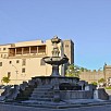 Piazza della rocca con fontana - Viterbo (Lazio)